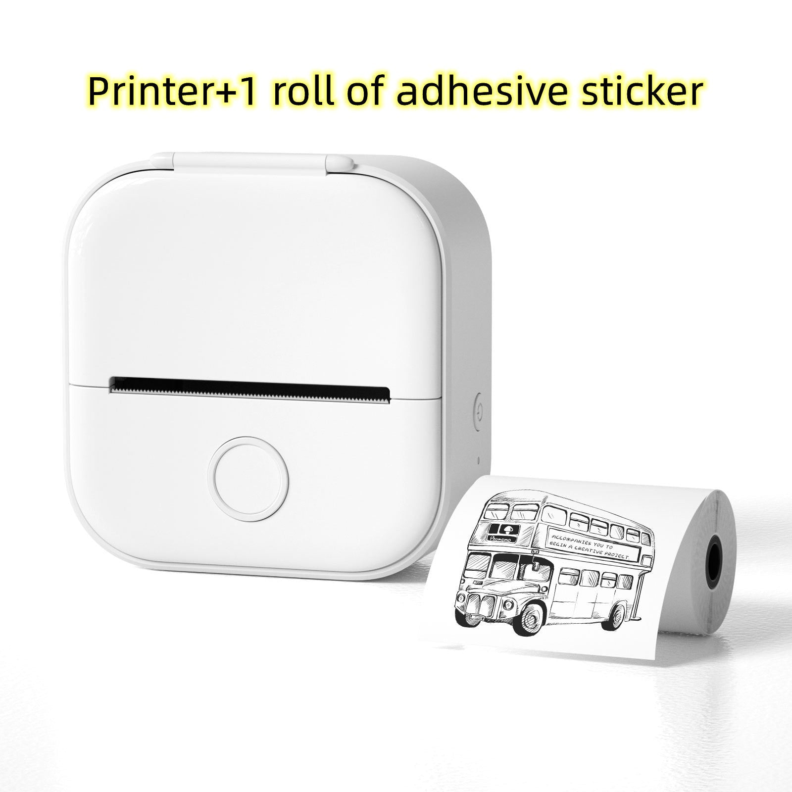 Mini Thermal Label Printer - Portable, Bluetooth, Home & Student Use - silverfoxgoods